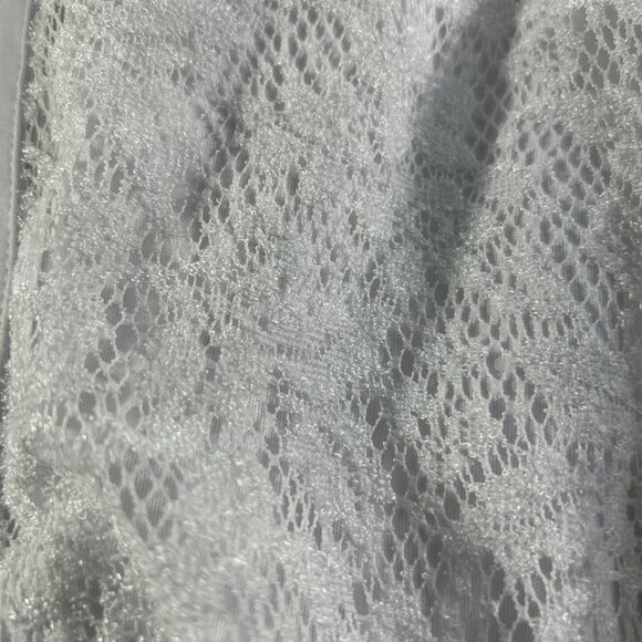 Vintage Ilyza Blouse Faux 2 Piece Size Large Lace Long Sleeve Romantic Modest - Picture 6 of 9